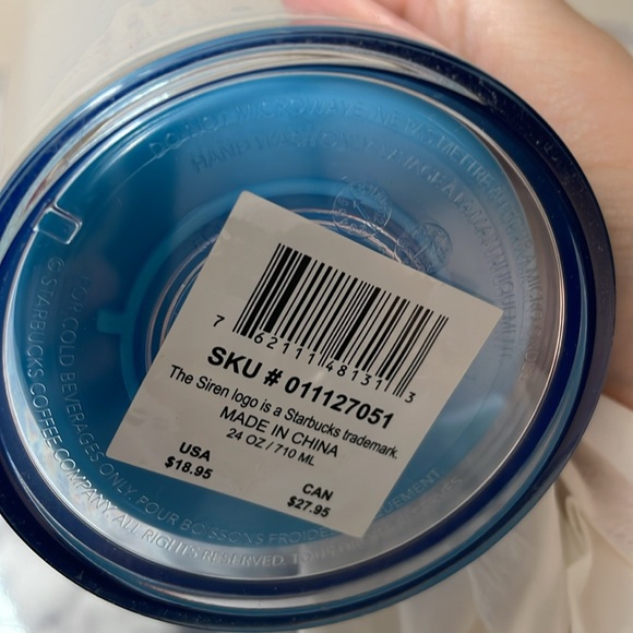 Starbucks color changing blue siren cup 2021 nwt - Picture 3 of 4